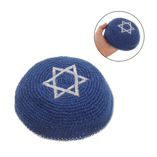 Israeli kippah for men - israeli, star