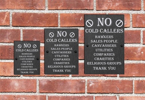 Cold callers junk - cold,