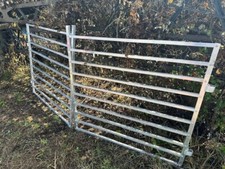 Pair Folding Aluminium sheep gates pen / Trailer gate each 4ft width  alloy
