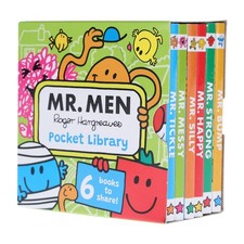 Mr. Men: Pocket Library 6 Mini Books Collection Box Set - Ages 1-5 - Board Book