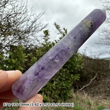 Purple fluorite faceted