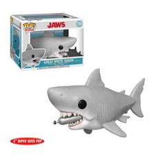 JAWS GREAT WHITE SHARK WITH DIVING TANK 6" POP VINYL FIGURE 759 FUNKO NEW