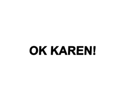 Karen sticker decal - sticker/decal, funny