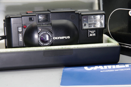 Olympus 35mm rangefinder - olympus, xa