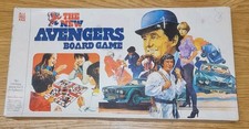 THE NEW AVENGERS BOARD GAME Denys Fisher Toys 1977 Vintage Complete Good Cond