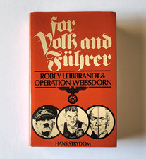 For Volk And Fuhrer By Hans Strydom Hardcover 1st Edition 2nd Print VG+ Cond