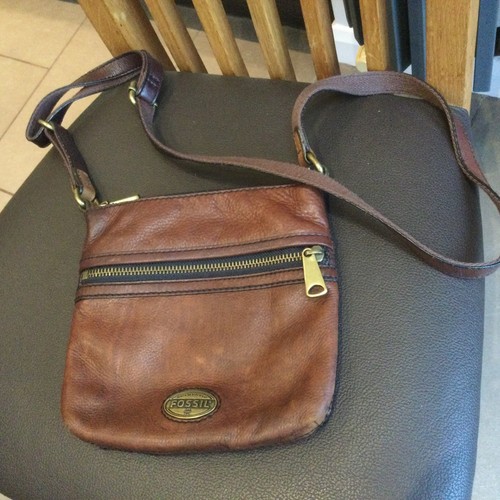 Fossil crossbody bag brown - fossil,