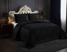 3 PCS Bedspread Velvet Quilted