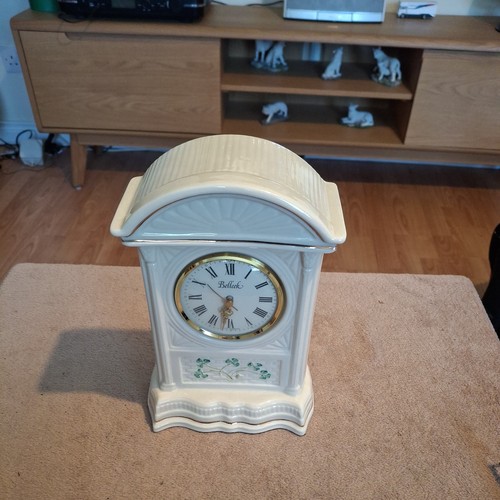 Belleek glenveigh mantel clock - belleek,