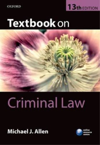 Textbook criminal law - textbook,