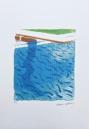 David hockney pool made with - david,