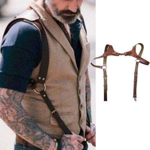 Mens faux leather body - faux,