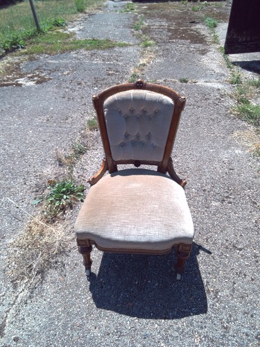 Antique victorian upholstered - antique,