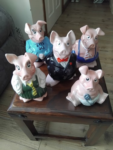 1980s nat west pigs family - 1980s,