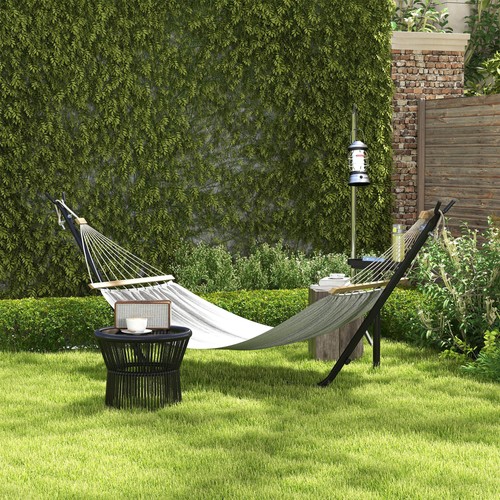 Hammock stand with side - with, tray