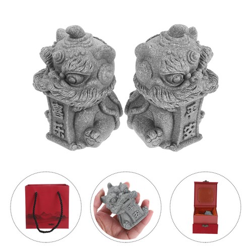 1pair light grey sandstone - grey,
