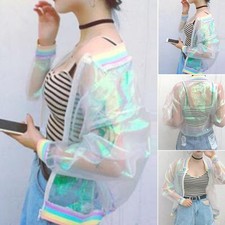 Women Iridescent Transparent