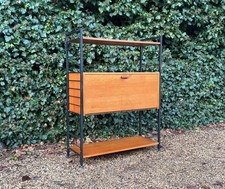MID CENTURY LADDERAX MODULAR  SHELVING UNIT BY STAPLES