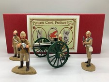 TROPHY MINIATURES TOY SOLDIERS EGYPT & SUDAN GATLING GUN SET DEQ44