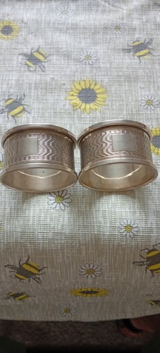 Pair decorative silver - decorative,