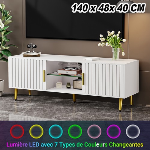 Modern white unit - unit, 140cm