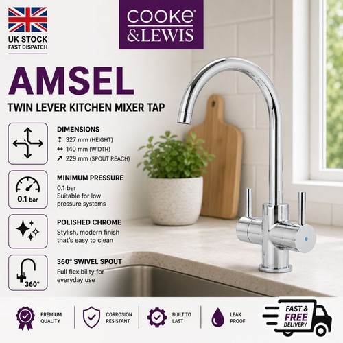 Cooke lewis amsel kitchen - lewis,