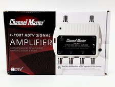 Channel Master 4Port HDTV Signal Distribution Amplifier CM-3414 NEW SHIPS FAST