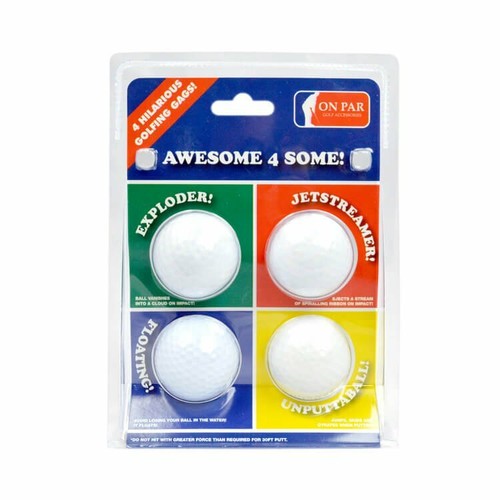 Par novelty joke golf - novelty, balls