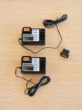 2x Acoms FR-4 4ch 35MHz Receiver RX & Xtals Set Ch. 77