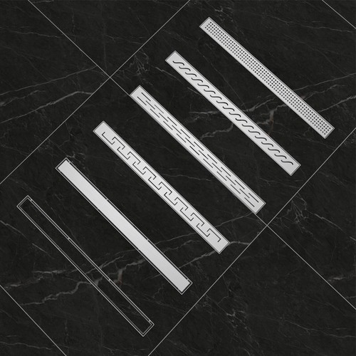 Wet room linear - shower, floor
