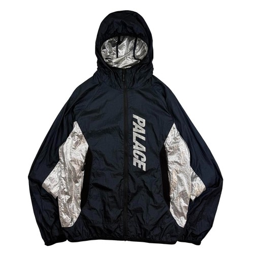 Palace foil jacket navy - palace,