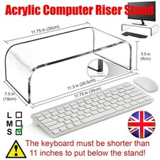 Acrylic Monitor Stand Computer