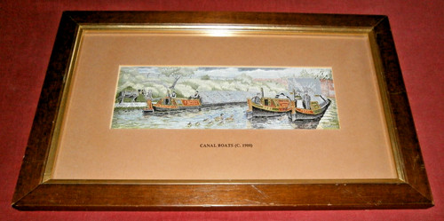 Canal boats cash s - canal, (c.1900).