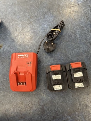 Hilti charger and batteries - 2,