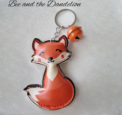 Oversized stuffed fox - fox, keyring