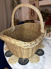 Vintage Wicker Shopping Basket