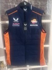 Honda Racing Men's Gilet (Size S) MotoGP Castore Repsol Jacket - New