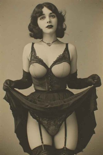 Vintage pin corset - pin-up,
