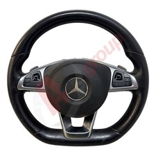 MERCEDES E CLASS W213 AUTO 16-22 LEATHER STEERING WHEEL + A!R BAG A0004606600