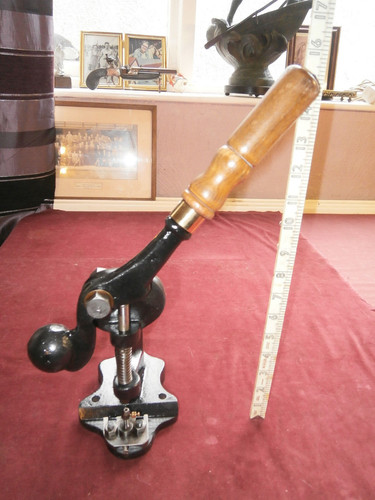 Vintage hand press