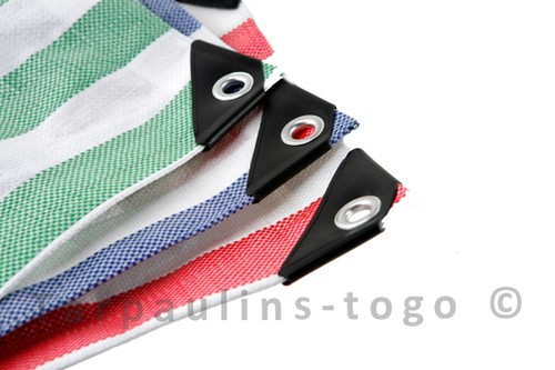 Striped tarpaulin medium heavy - striped,