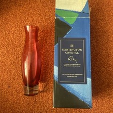 Ruby Dartington Crystal Vase