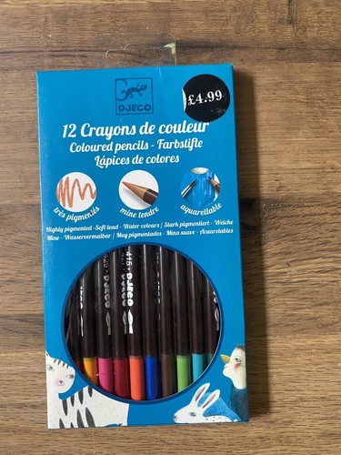Djeco watercolour pencils - watercolour,