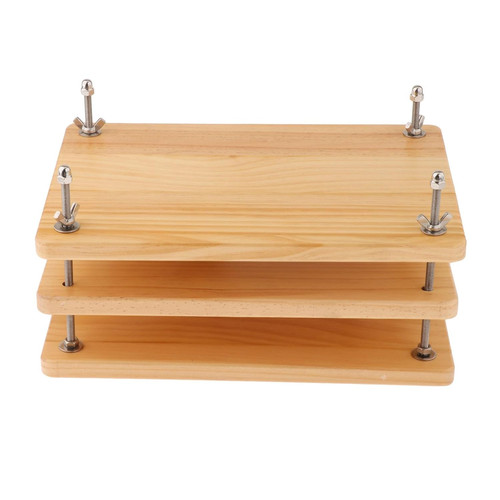 Wooden book press practical - press,
