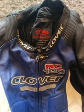 Clover All In One Mens Motor Bike Leathers. Good Condition. Been Worn.