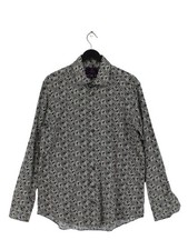 Hawes & Curtis Men's Shirt L Green 100% Other Basic