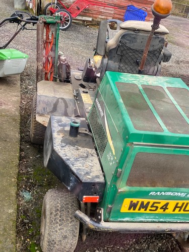 Ransomes triple mower - ransomes,