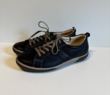ECCO Black Leather Lace Up