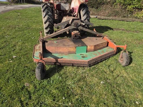 Tractor grass topper mower - grass,