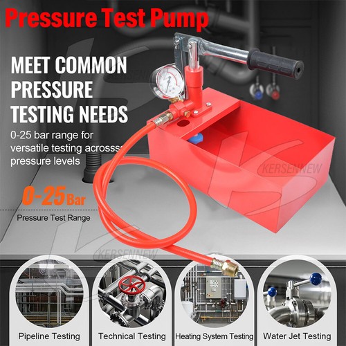 Water pressure test pump - pressure,